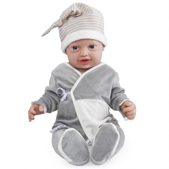 ❤️ 12 inch Baby Boy Doll  Full Silicone Realistic Reborn - Picture 1 of 5